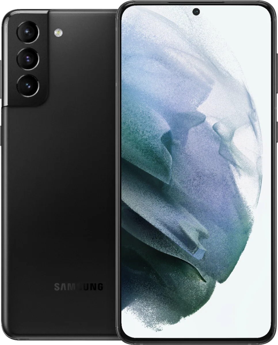 SAMSUNG SAMSUNG Galaxy S21+ 5G SM-G996U 128GB Phantom Black cell phones - unlocked — product photo