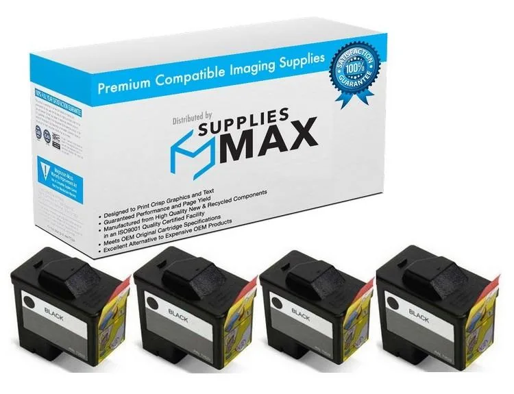 SuppliesMax SuppliesMax Dell 4BK920R Black Inkjet Cartridge 4-Pack — product photo