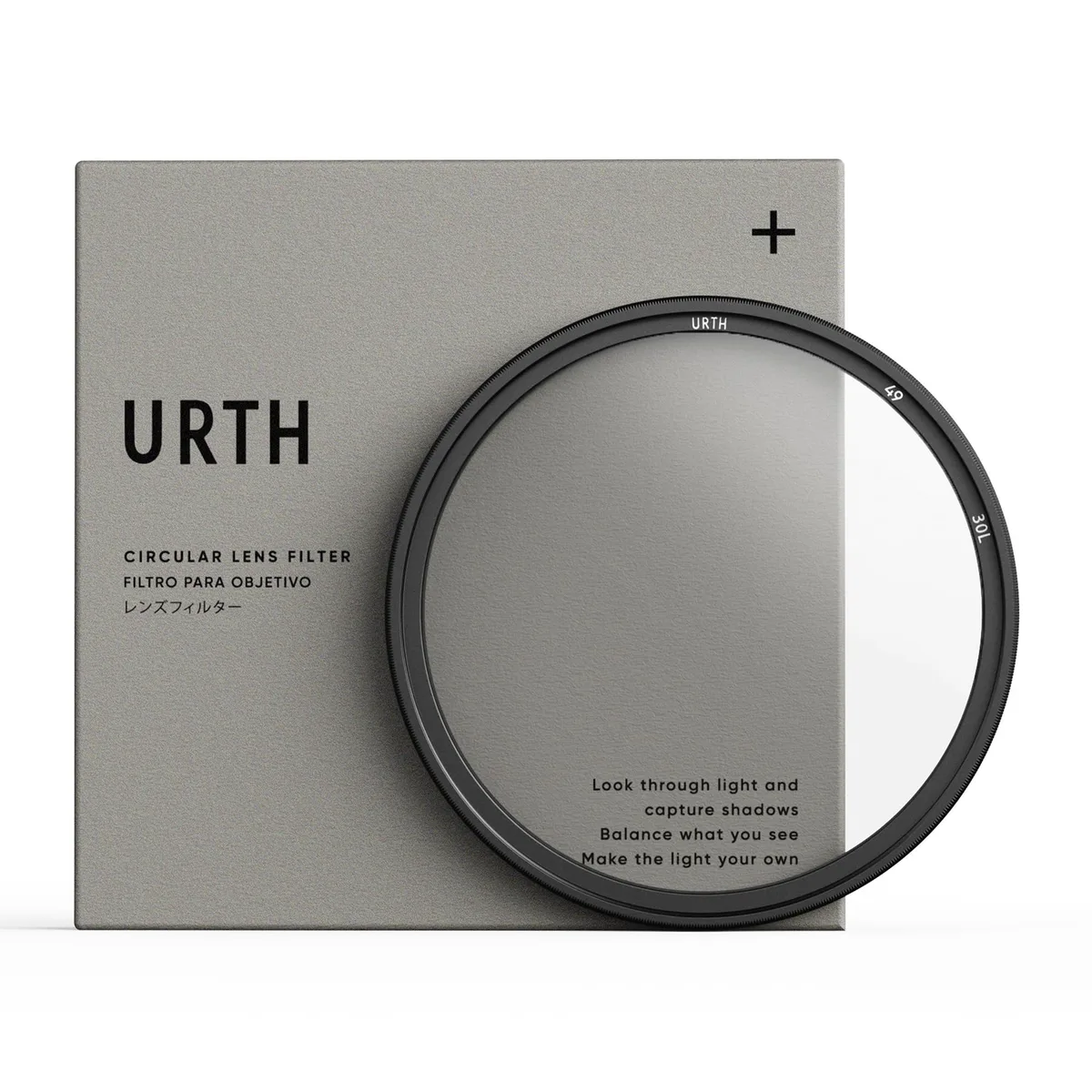 Urth 49mm UV Filter Plus+ magnetic camera filter with ultra-slim rim and German SCHOTT glass