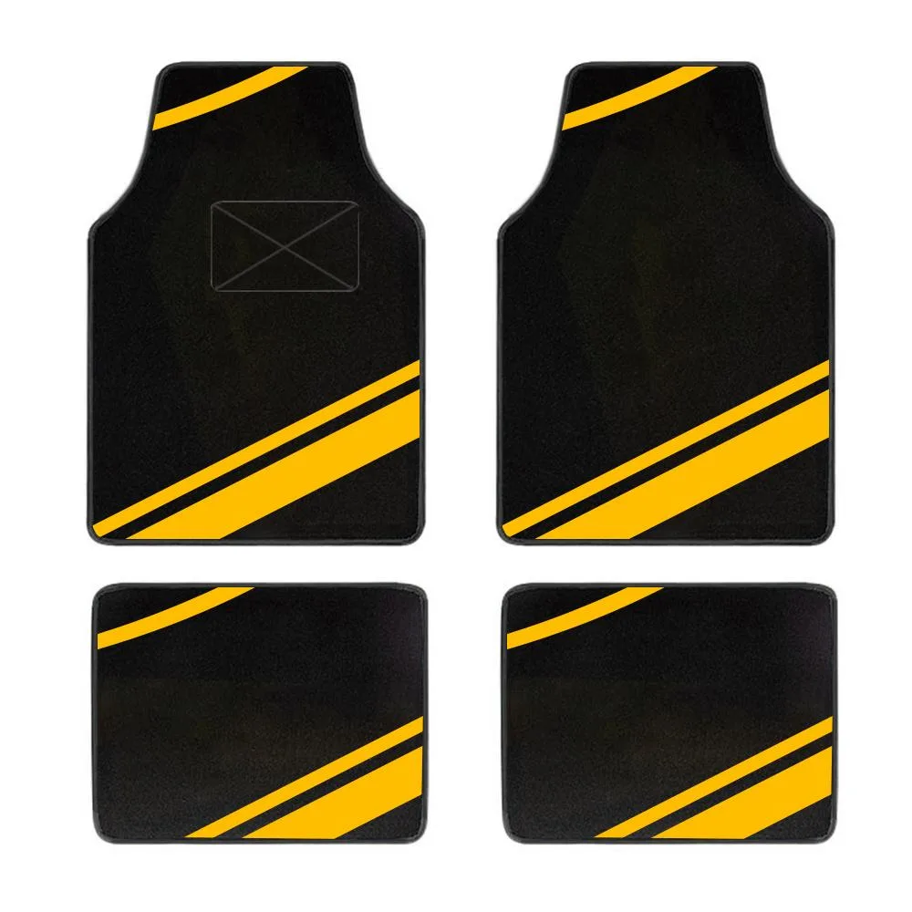 CJSolvesIt! CJSolvesIt! Premium Carpet Floor Mat 4pcs Yellow — product photo