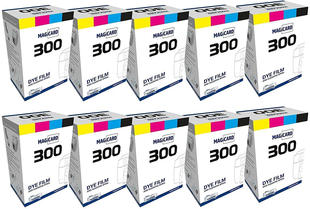 EVESKY EVESKY MC300YMCKO Color Ribbon 10 Pack 300 Prints — product photo