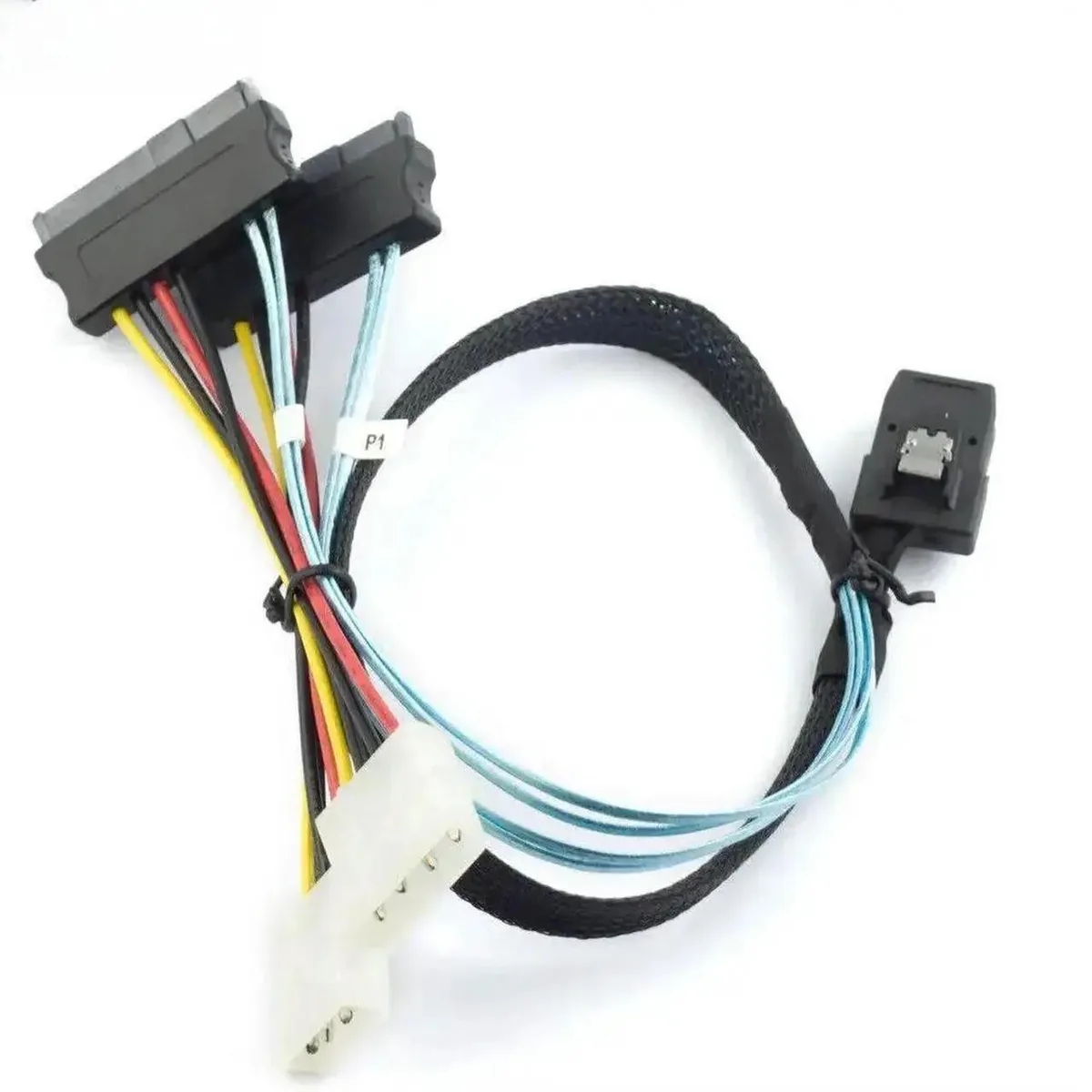 SMUGDESK SMUGDESK Mini SAS SFF-8087 to 2× SFF-8482 Adapter Cable — product photo