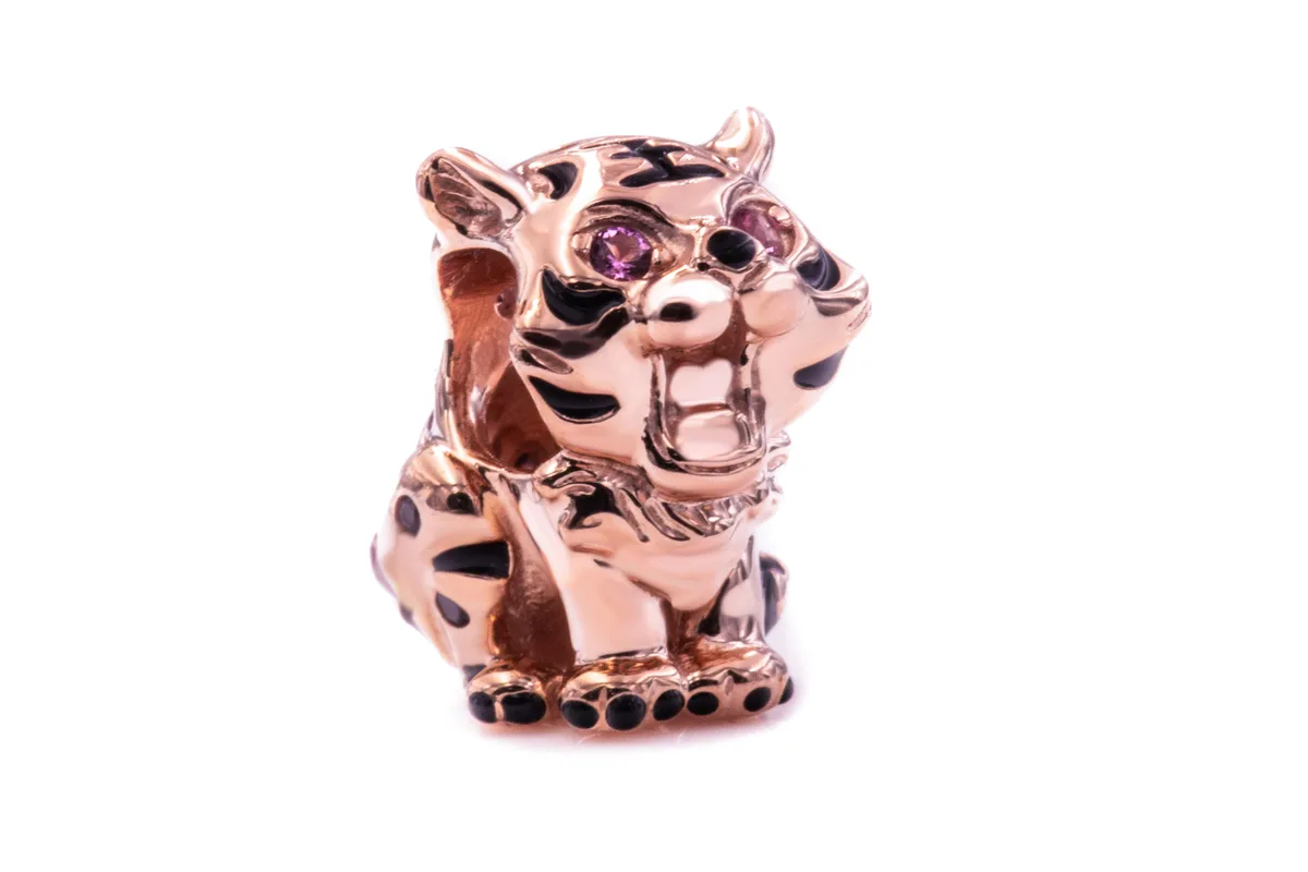 PANDORA PANDORA Chinese Tiger Charm 14k rose gold-plated silver bracelet — product photo