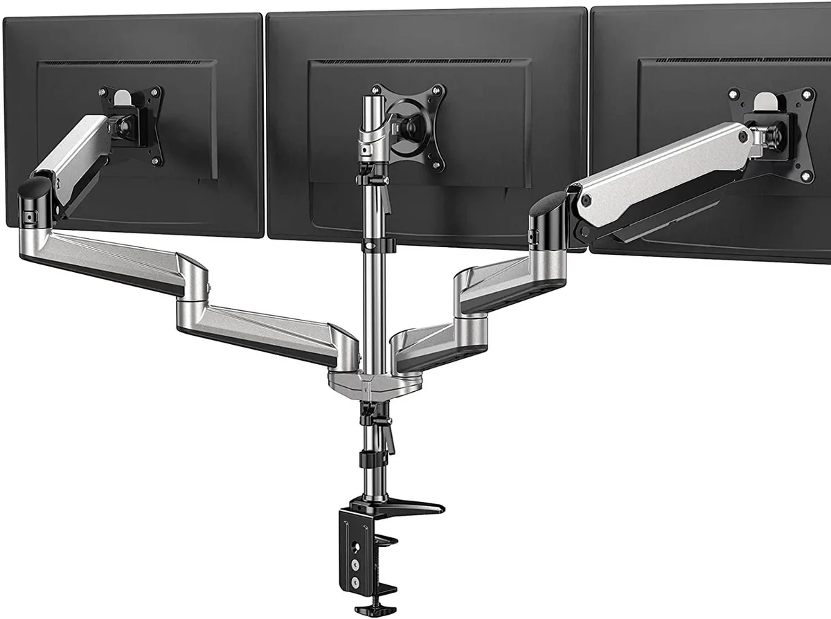 Computerzone Computerzone Triple Monitor Stand 17-32 inch Silver — product photo