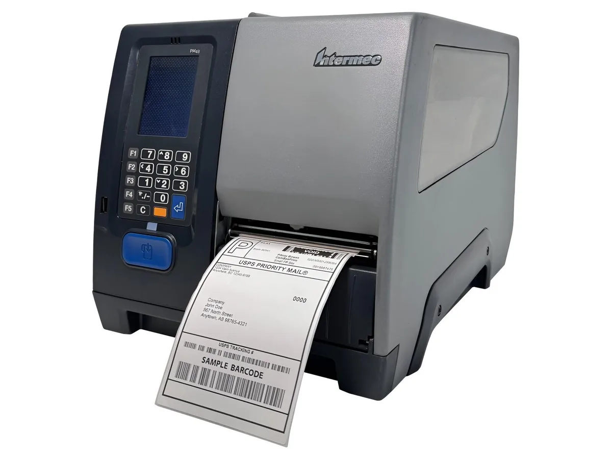 Intermec Intermec PM43 barcode printer 203 dpi 128 MB 12 ips 4.50" USB Ethernet Serial — product photo