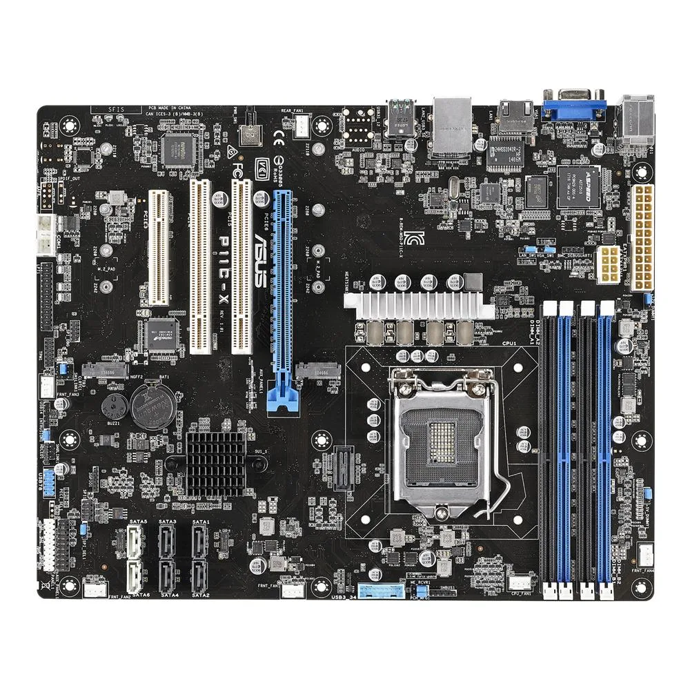 ASUS ASUS P11C-X LGA1151 C242 DDR4 ATX Intel motherboard — product photo