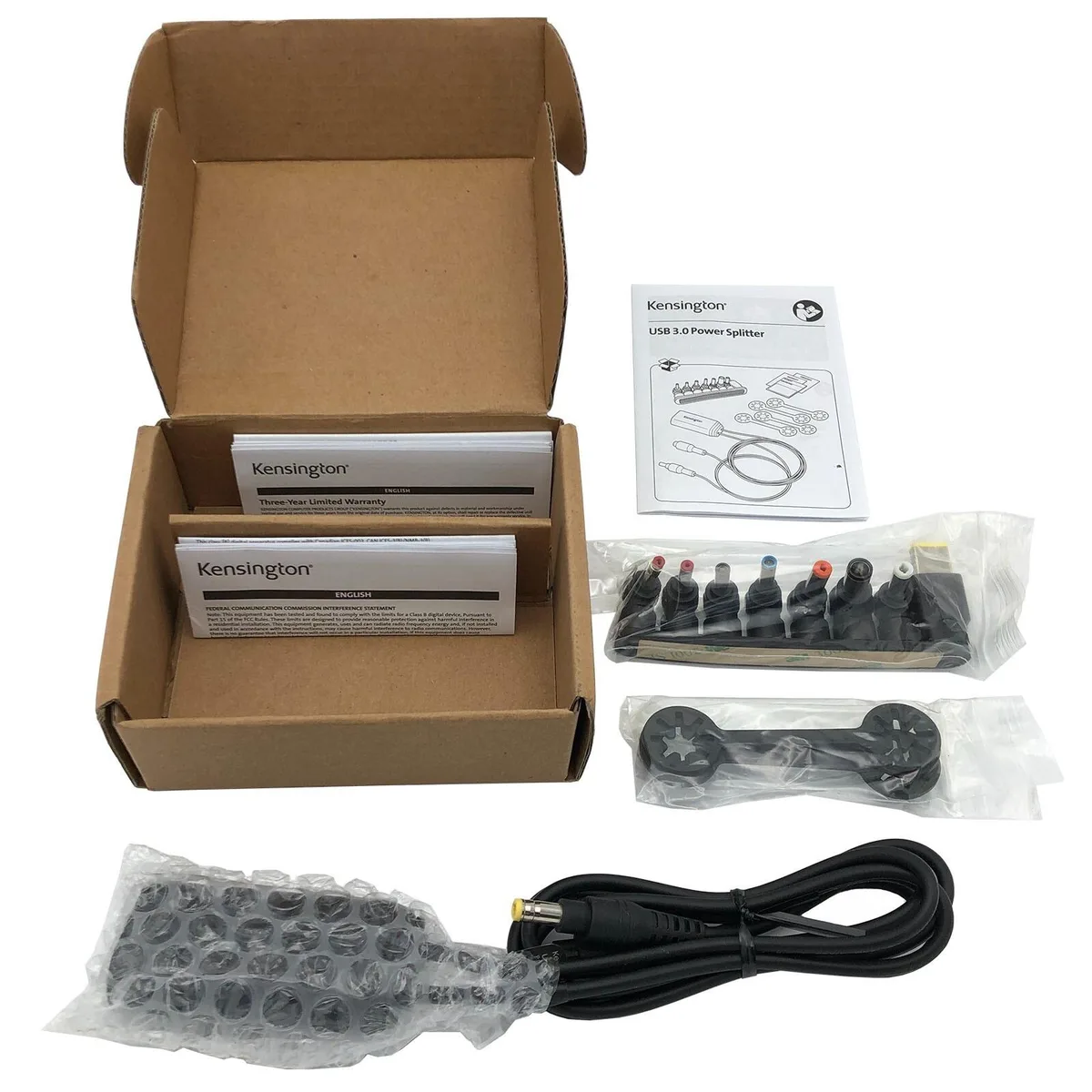 Kensington Kensington K38310NA 60W USB 3.0 20V power adapter — product photo
