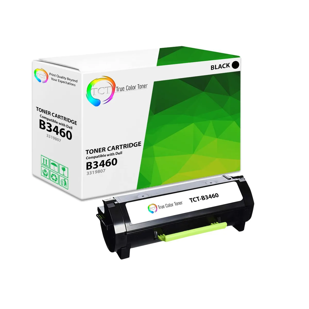 TCT TCT TCT-B3460 Black Toner Cartridge 20000 Pages — product photo
