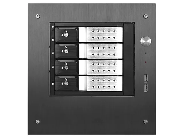 iStarUSA Inc. iStarUSA Inc. S-35-DE4SL server chassis 4 x 3.5" hotswap mini-ITX tower — product photo