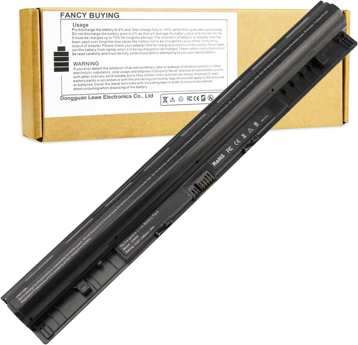 PISKEKAT PISKEKAT L12L4E01 laptop battery 2600mAh 14.8V 4-cell — product photo