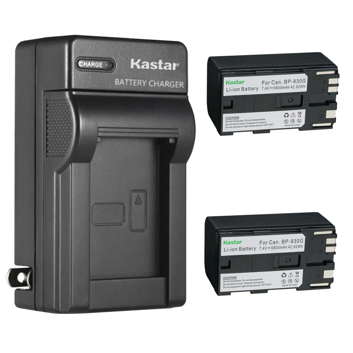 Kastar Kastar BP-930G 2-Pack Battery and AC Wall Charger — product photo
