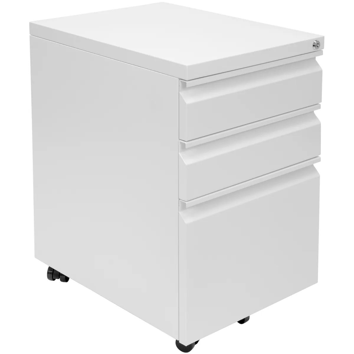 Mount-It Mount-It Mobile File Cabinet 3 Drawers Lockable 15.3" W x 19.75" D x 24.5" H — product photo