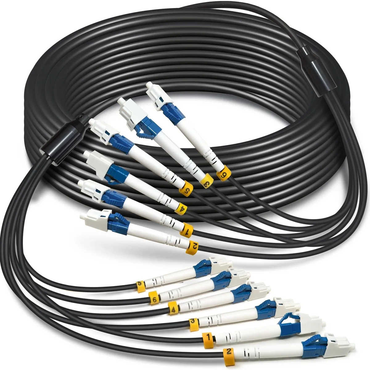 Bipra Bipra 6 Core OS2 Single Mode Armored Fiber Patch Cable LC LC 15m — product photo