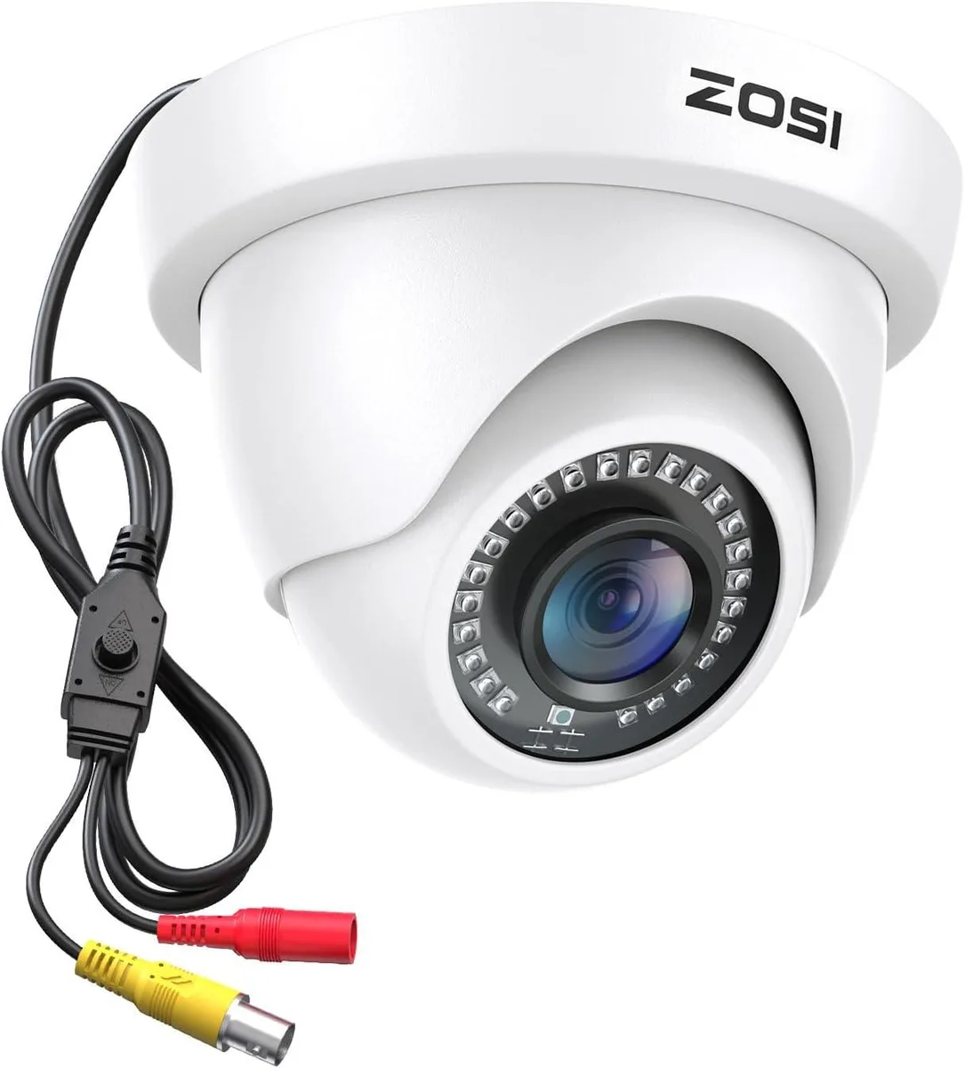 TAURKENAM TAURKENAM 1080P Hybrid 4-in-1 Dome CCTV Camera IP66 80ft IR 90° 24 LEDs — product photo