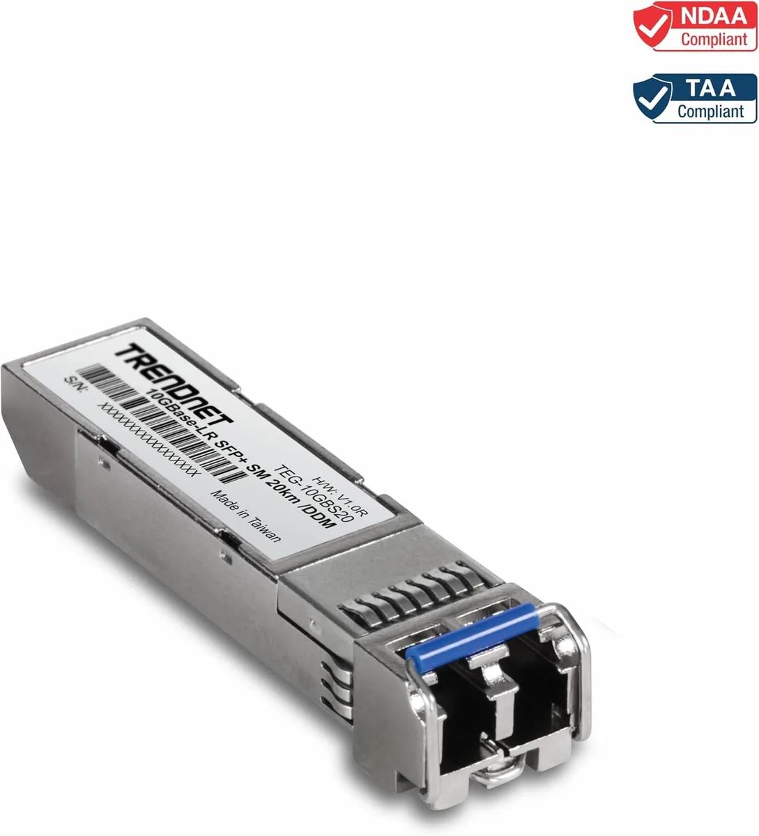 TRENDnet TRENDnet TEG-10GBS20 10G SFP+ Single Mode LC 20km transceiver — product photo