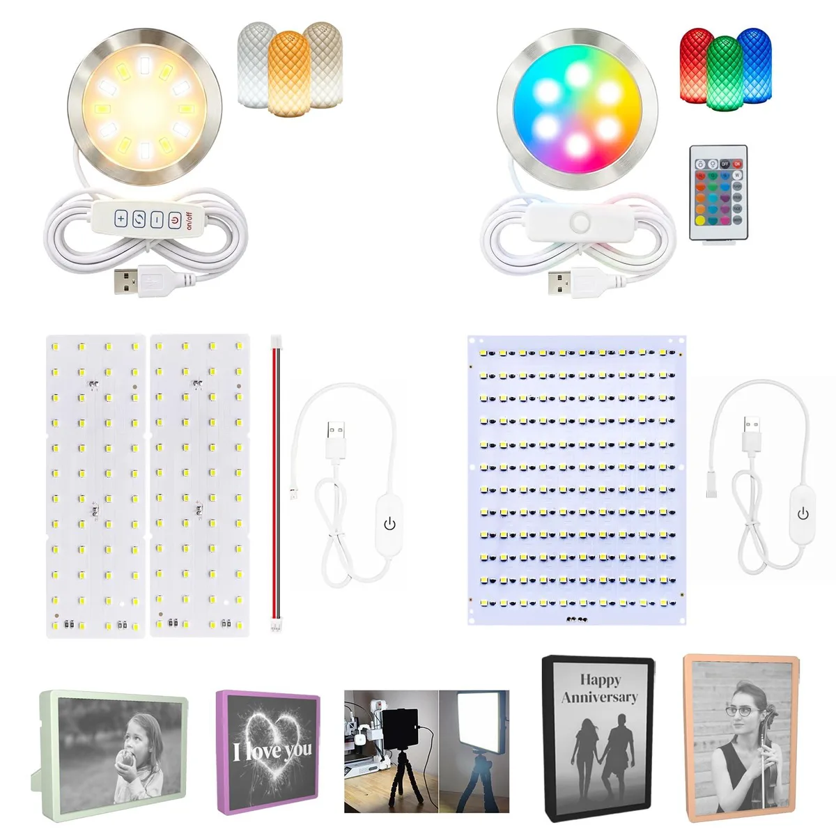 Baldwin LED Lamp Kit 001 16 Color RGB 3 Color 10 Brightness 3000K 4000K 5700K — product photo