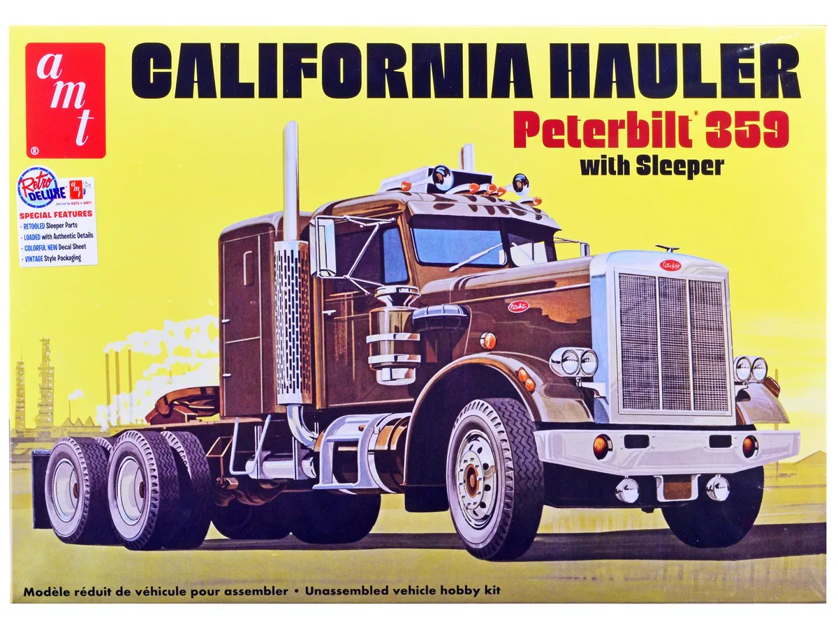 AMT AMT Peterbilt 359 California Hauler 1/25 Scale Model Kit — product photo