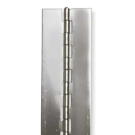 Stainless steel mechanical push button door lock, 60 in length, .075 in thick