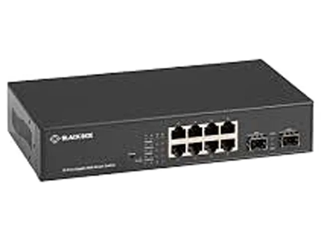 Black Box Corporation Black Box Corporation LGB710A 8-port Gigabit web smart network switch — صورة المنتج