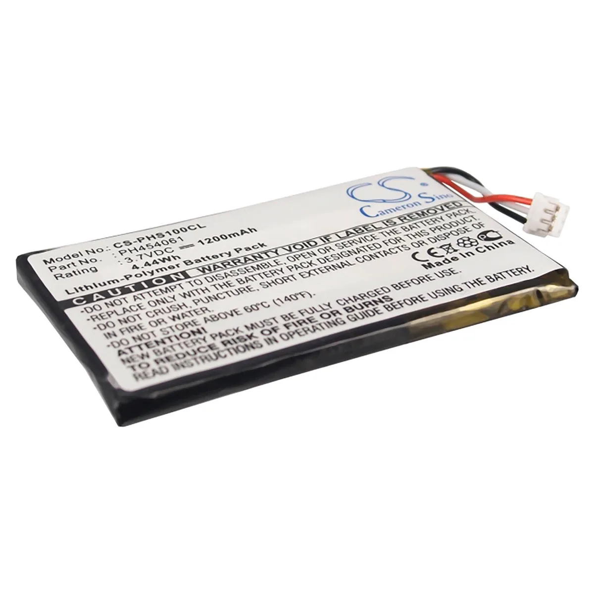 Cameron &amp; Co Cameron &amp; Co DS-CS-PHS100CL Battery 3.7V 1200mAh — product photo