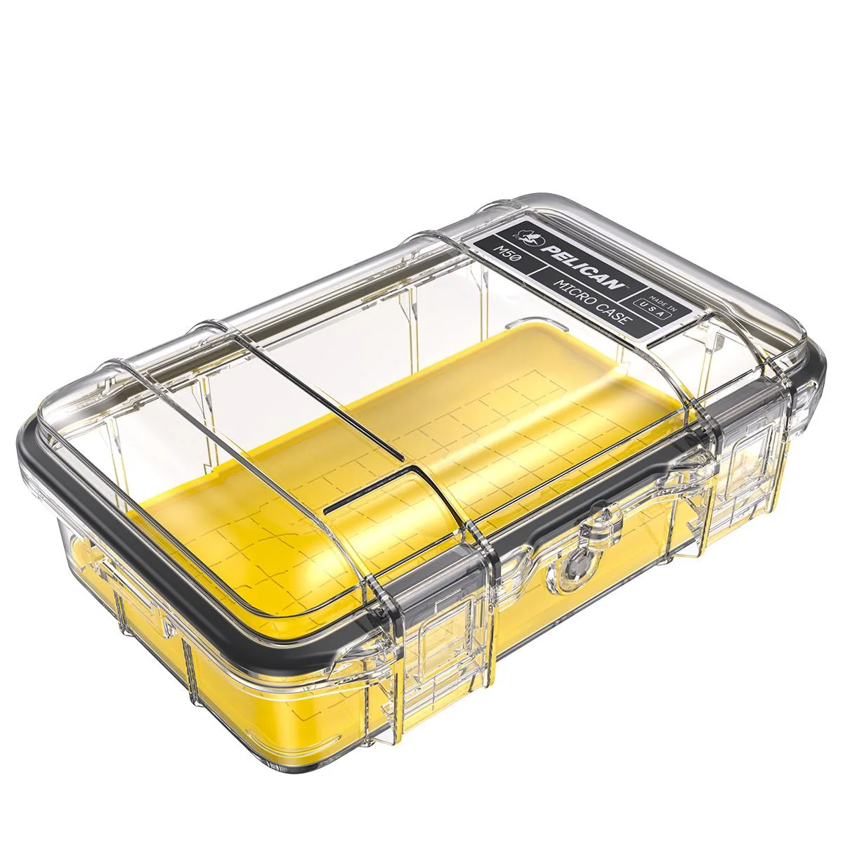 Pelican Products, Inc. Pelican M50 Micro Camera Case Medium Clear Yellow 500-270-100 — product photo
