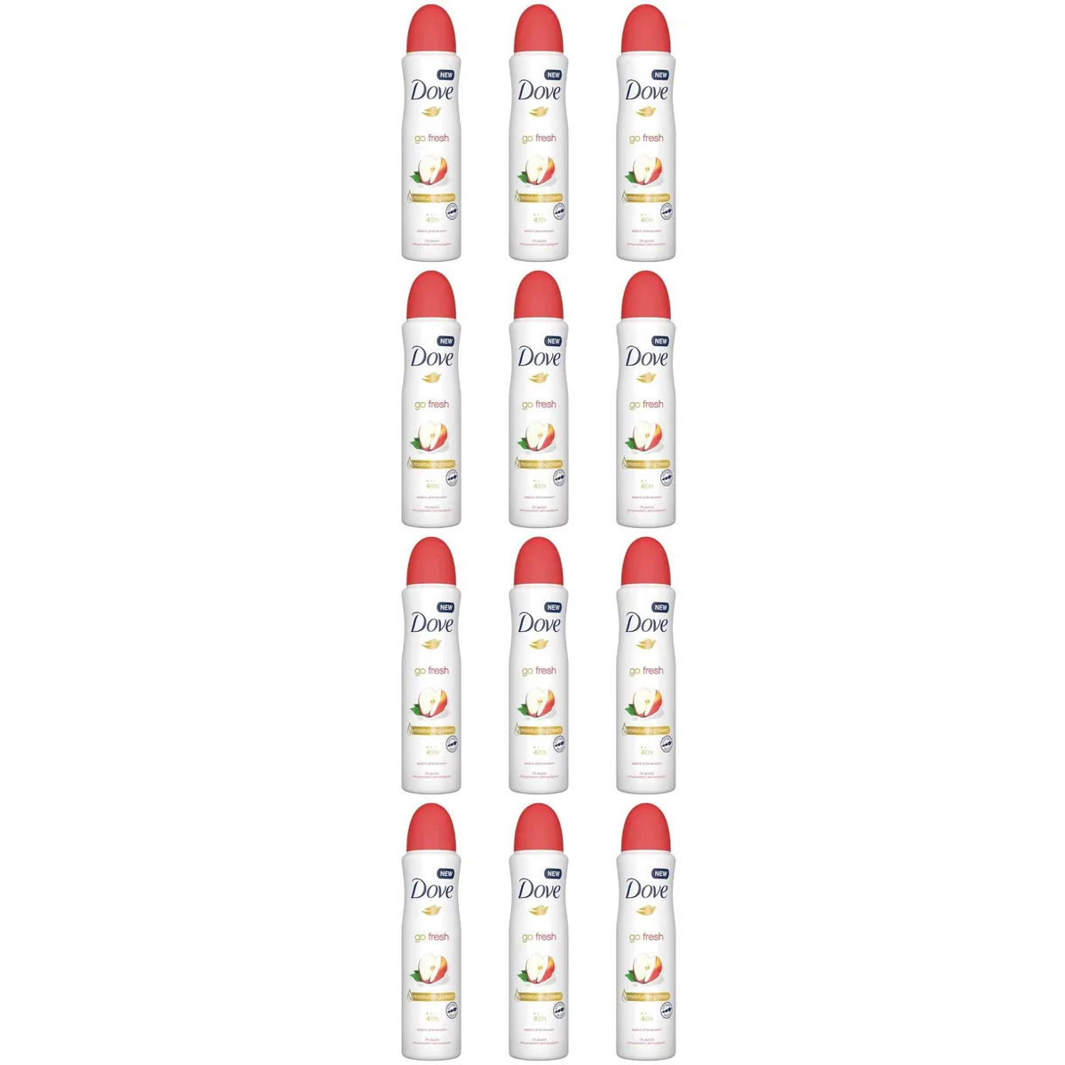 Dove Dove SKU-12PACK Antiperspirant Deodorant Apple White Tea 8.5 fl oz 12-Pack skin care — product photo
