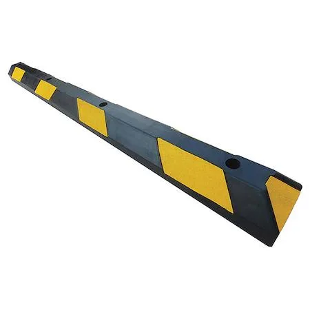 Value Brand Value Brand Parking Curb Rubber 4 ft Black/Yellow — product photo