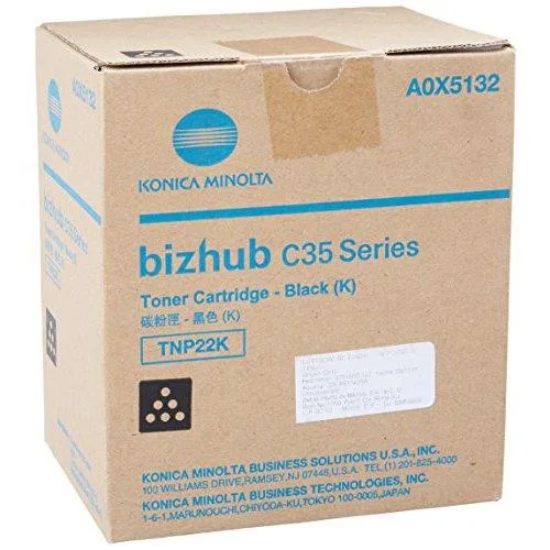 Konica Minolta Konica Minolta A0X5132-K-13857 Black Toner Cartridge (genuine brands) — product photo