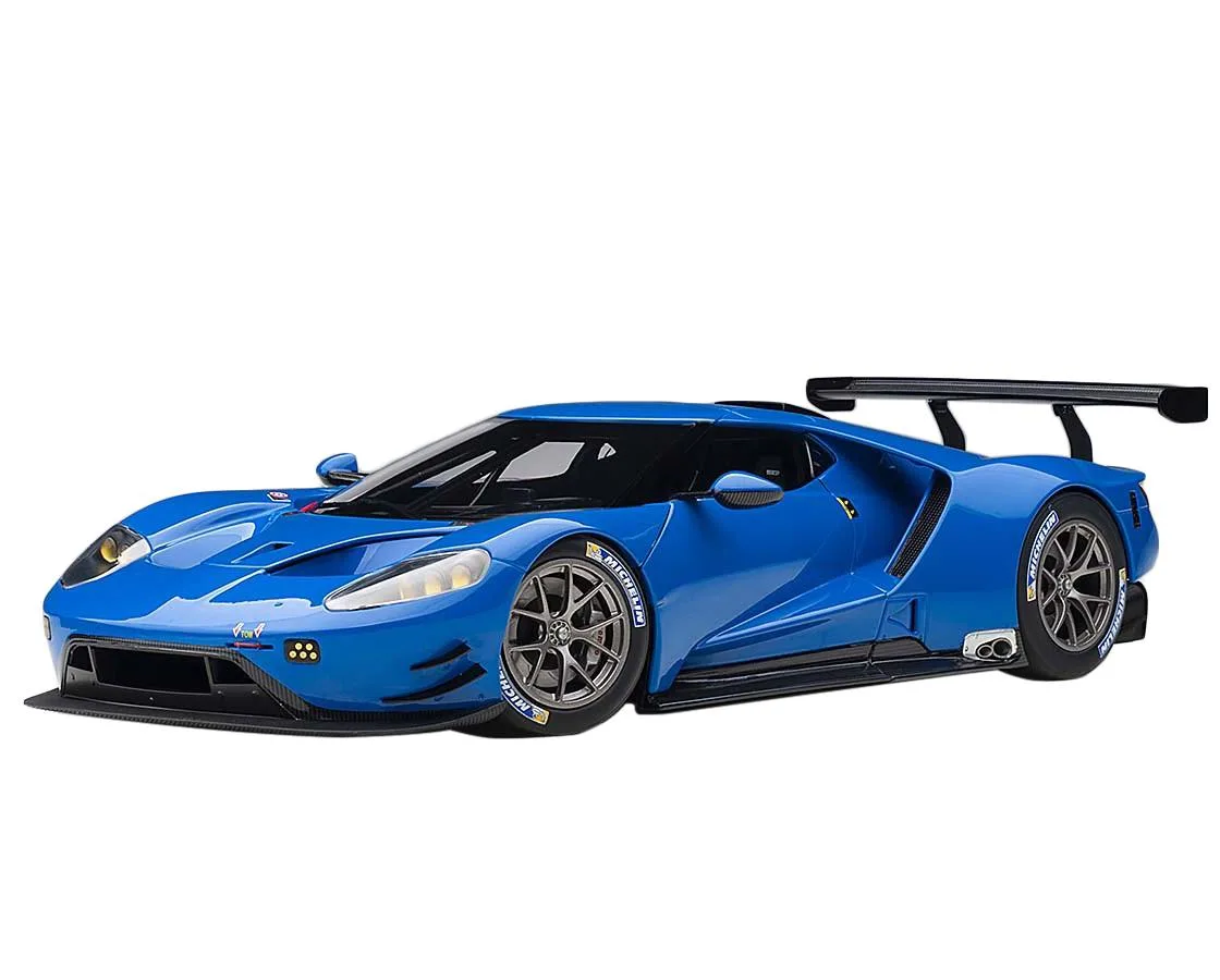 Autoart Autoart Ford GT Le Mans Plain Color Version Blue 1/18 hobby collectible — product photo