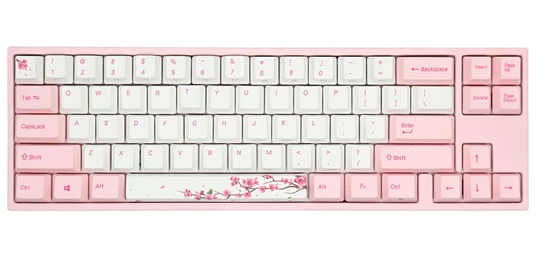 Varmilo Varmilo MIYA Pro Sakura Pink 65% Cherry MX Brown Gaming Keyboard — product photo