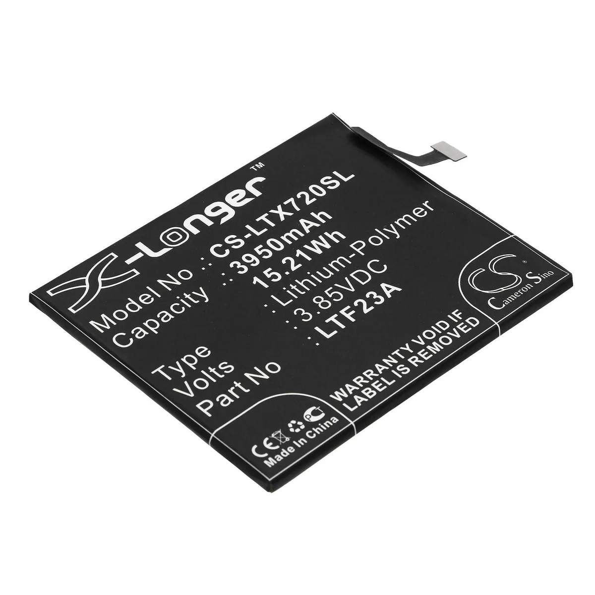  Cameron Sino Battery LeTV Le Pro 3 X720 LTF23A 3950mAh — product photo