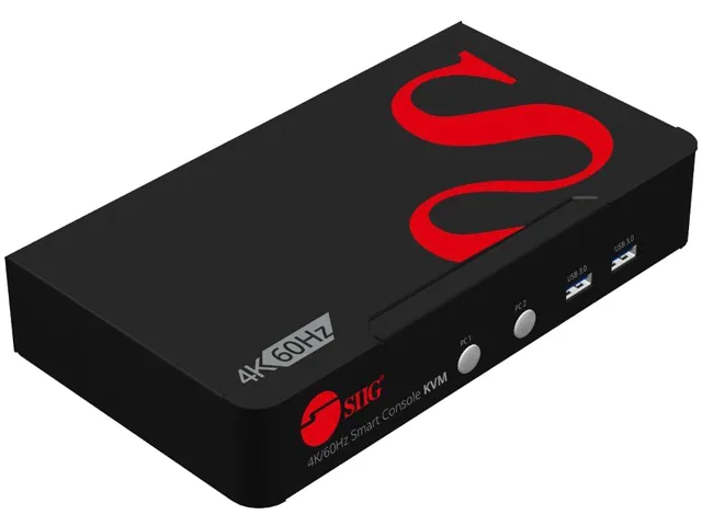 SIIG, Inc SIIG, Inc CE-DP0F11-S1 2-Port DisplayPort 1.2 KVM Switch 4K@60Hz — product photo