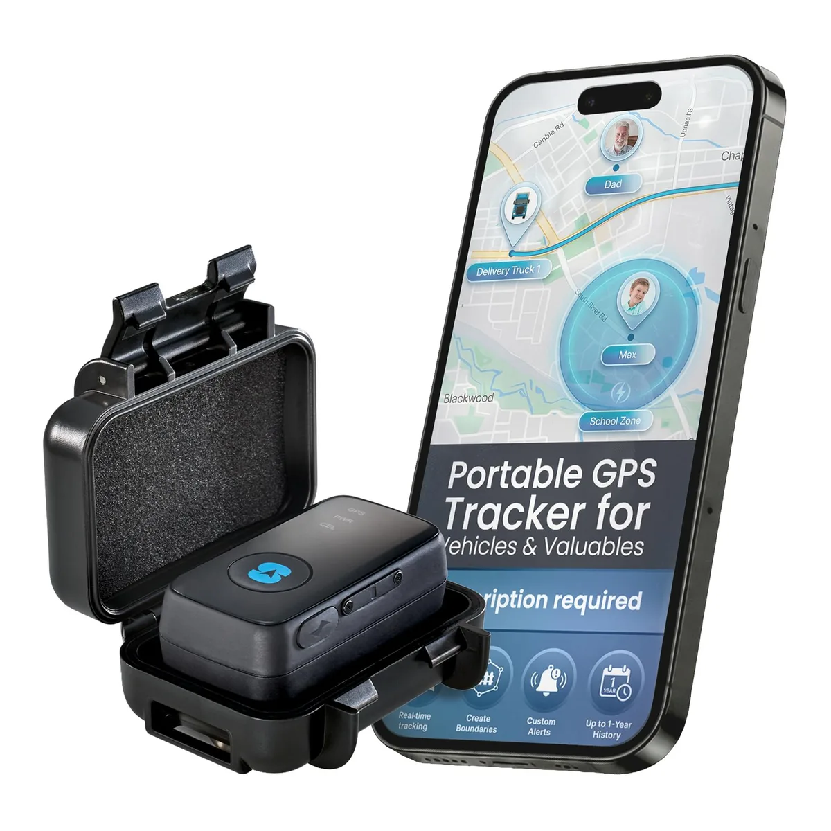  Spy Tec GT-GL300HM1 GPS Tracker 14-Day Battery 4G LTE — product photo
