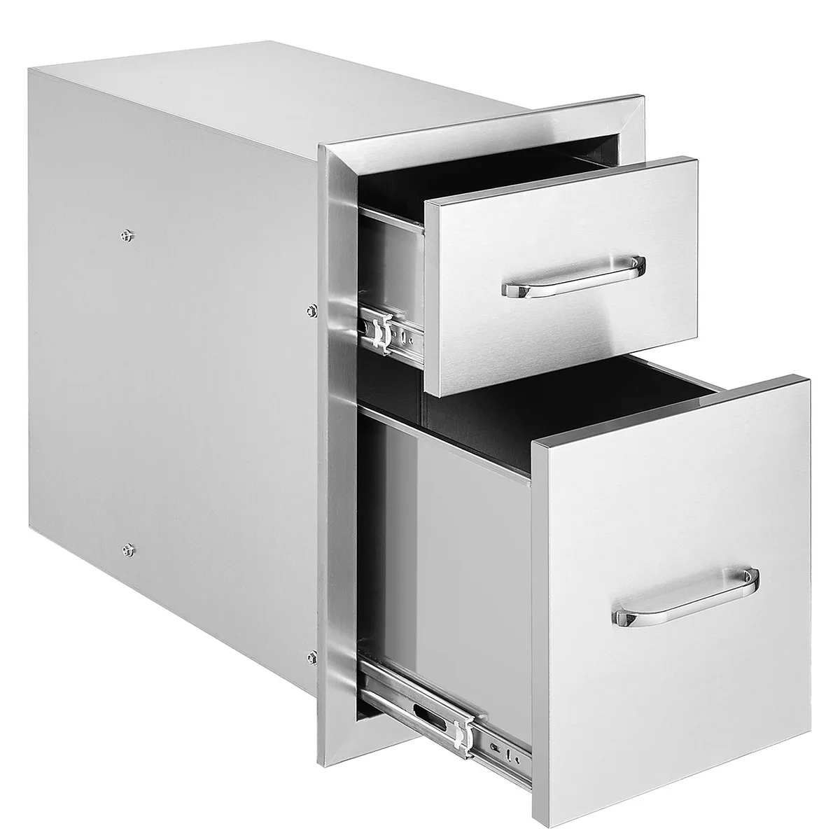 VEVOR VEVOR Outdoor Kitchen Drawers 13" W 2-Tier Stainless Steel — product photo