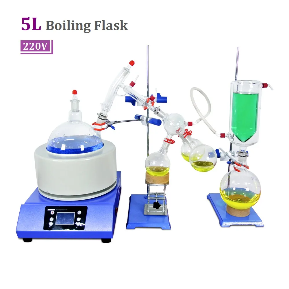 HNZXIB HNZXIB SPD-5L 5L Short-Path Distillation Kit 220V laboratory supply — product photo
