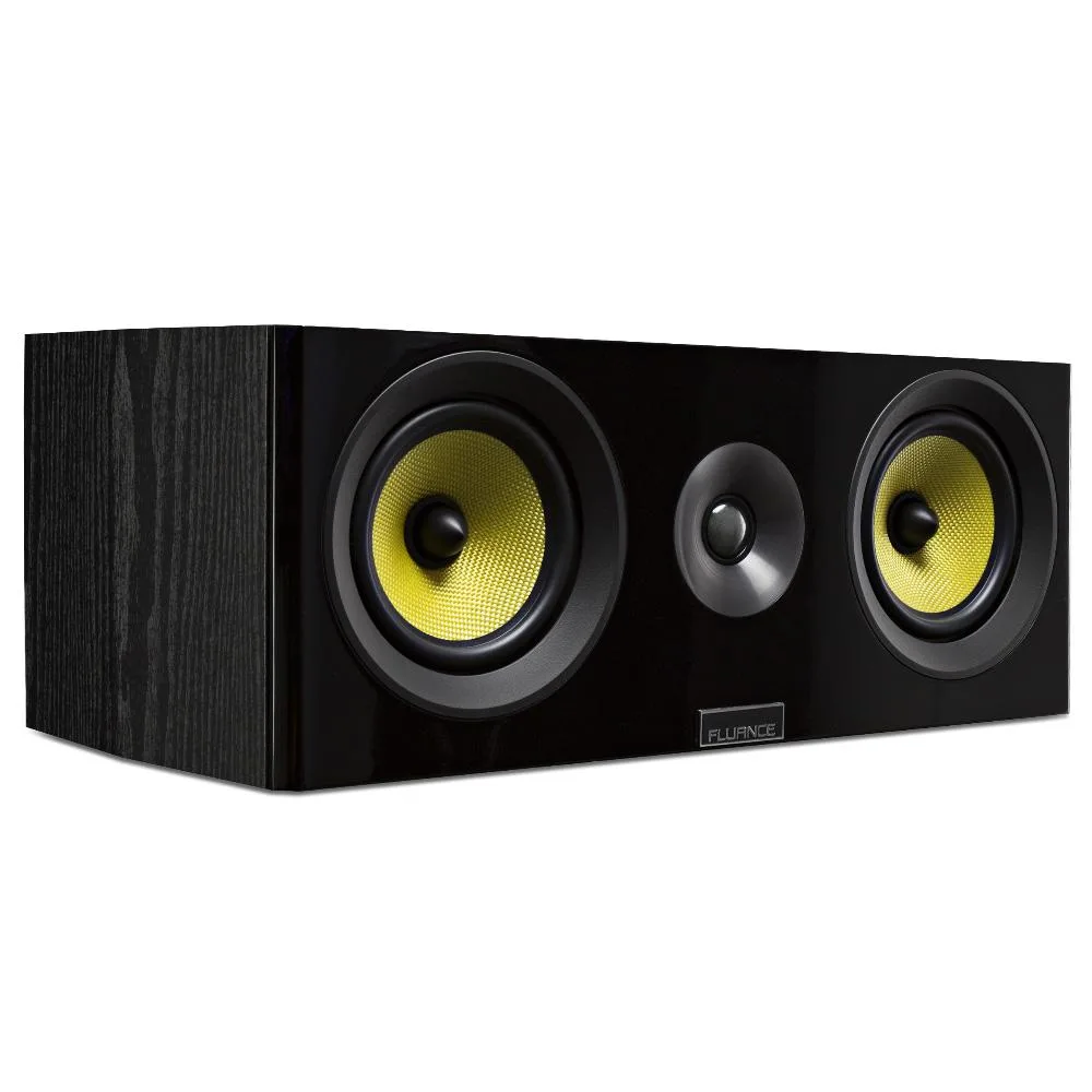 Fluance Fluance HFC 2-Way Center Channel Speaker Black Ash — product photo