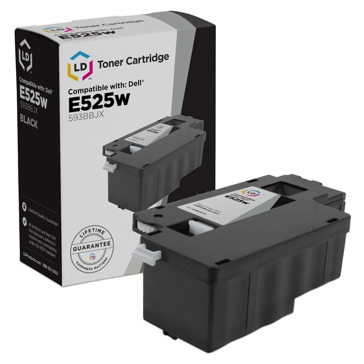 LD Products LD Products 593-BBJX DPV4T Black Toner Cartridge 2000 Pages — product photo