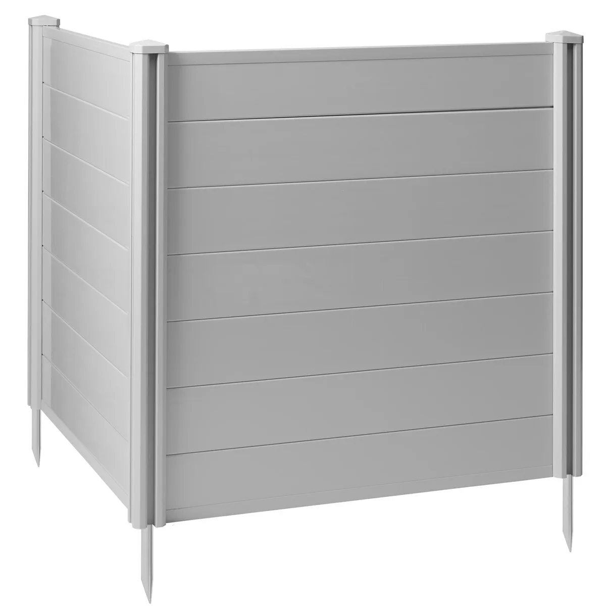 Casafield Casafield 42" x 42" Gray Vinyl Privacy Fencing — product photo
