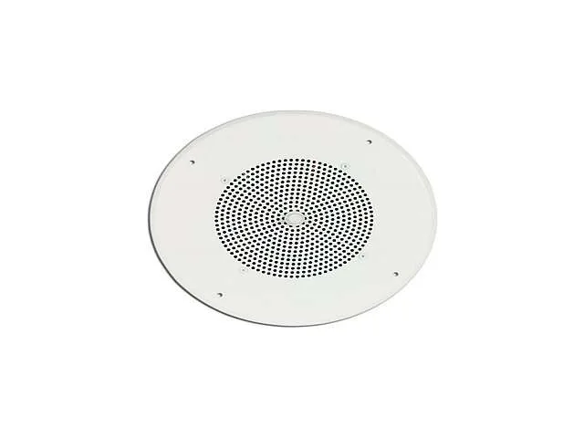 Bogen Communications Bogen Communications S86T725PG8WVR security ceiling speaker 8" 4-1/8W 25/70V 50Hz-12kHz 95dB off-white — product photo