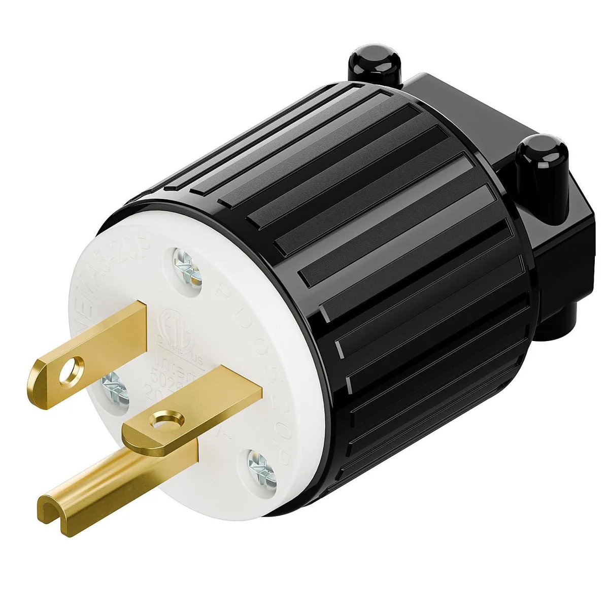 LORDWORLD LORDWORLD NEMA 5-20P 20A 125V AC Plug Black — product photo