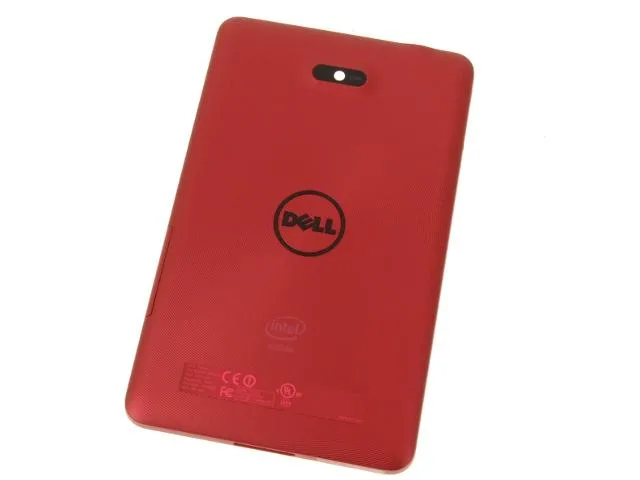 Red plastic back cover for Dell Venue 7 3740 tablet