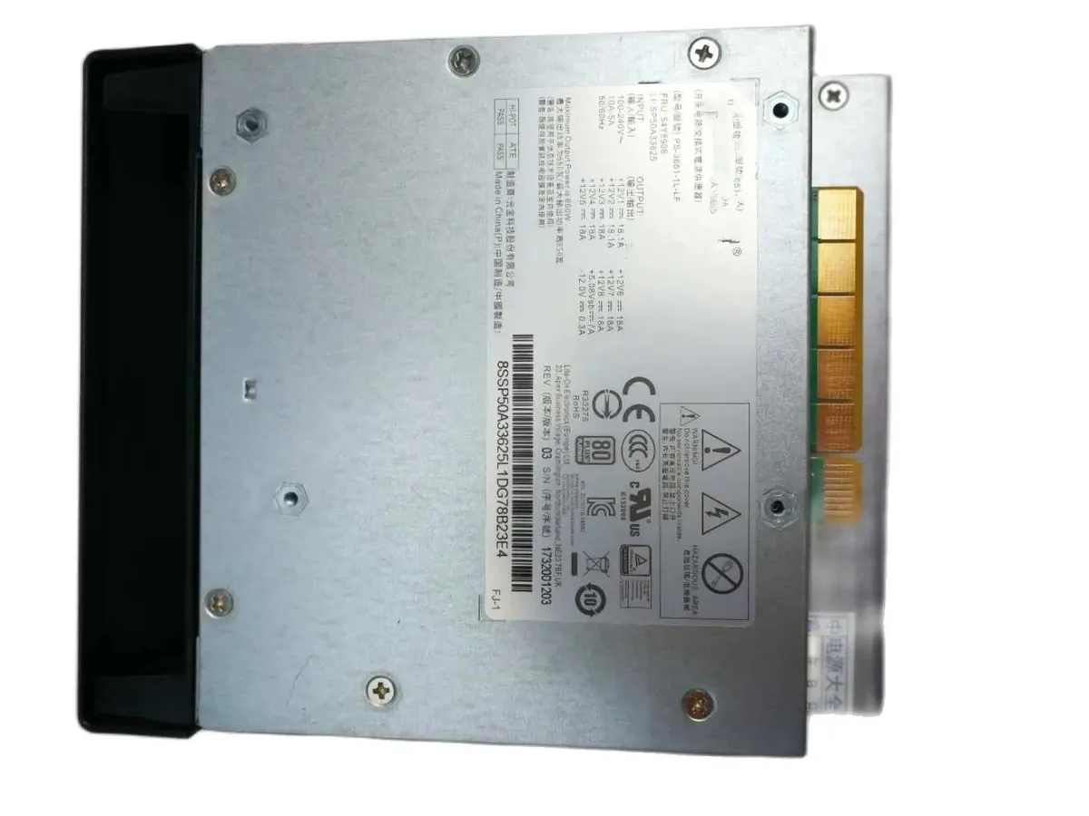 KHACHIMO KHACHIMO P500 P700 P710 650W Workstation Power FRU 54Y8908 PS-3651-1L-LF — product photo