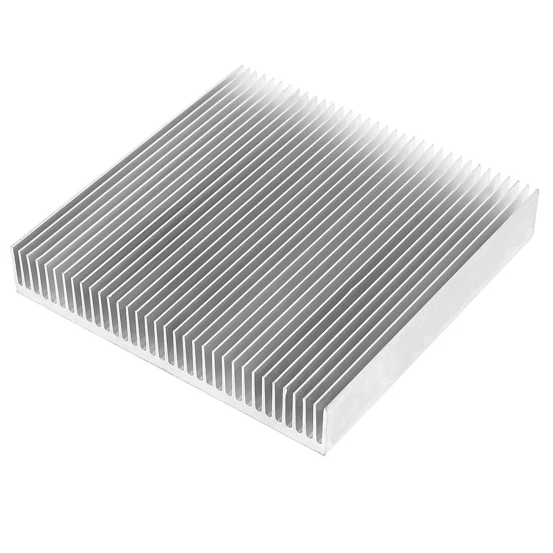 Unique-Bargains Unique-Bargains Silver Tone Aluminum CPU Cooler 90x90x15mm — product photo