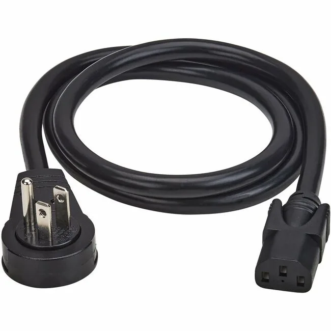Tripp Lite Tripp Lite P007-003-15RR 14 AWG 125 V 15 A NEMA 5-15P to IEC 60320 C13 3 ft rotating flat plug video accessory — product photo