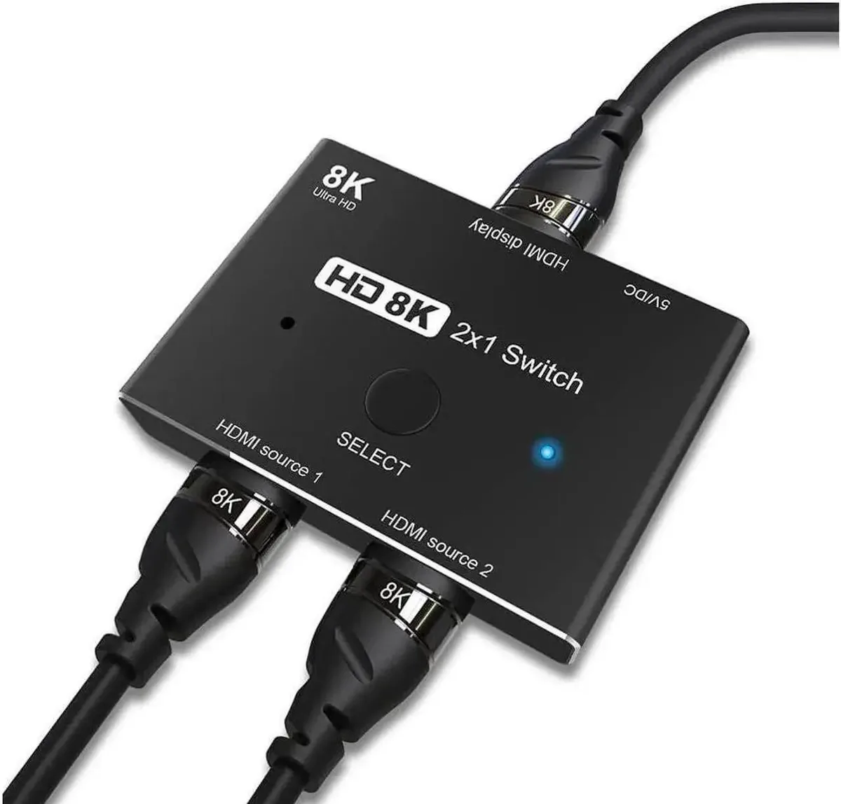 SMUGDESK SMUGDESK 2 in 1 Out HDMI 2.1 Switch 48Gbps 8K@60Hz 4K@120Hz — product photo