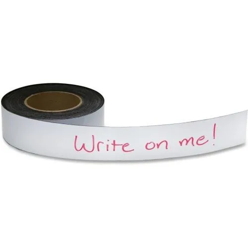 Baumgartens Baumgartens 66152 Magnetic Labeling Tape 2"x50' White — product photo
