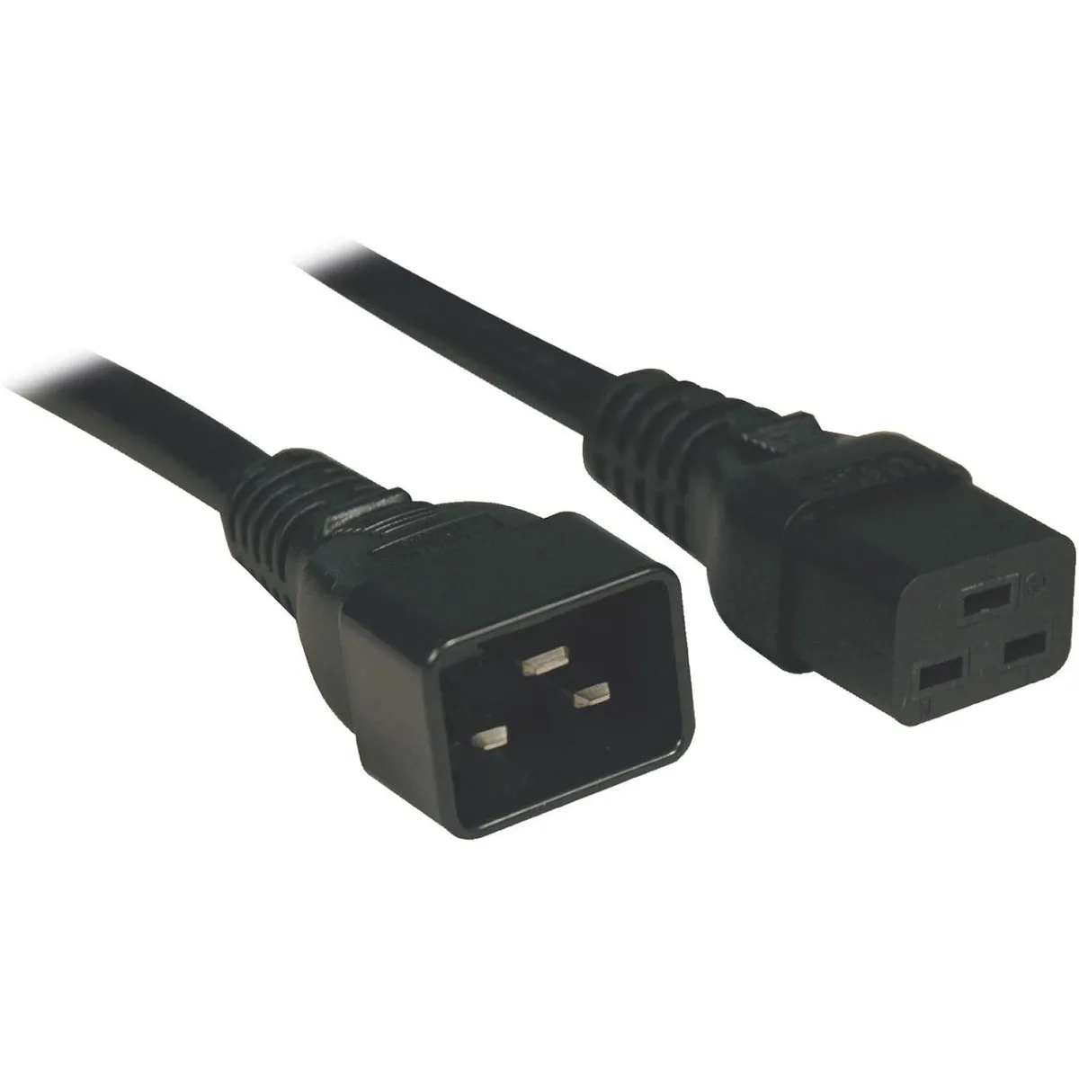 Tripp Lite Tripp Lite P036-003-15A computer power extension cord 3 ft 14 AWG 15A C19 to C20 — product photo