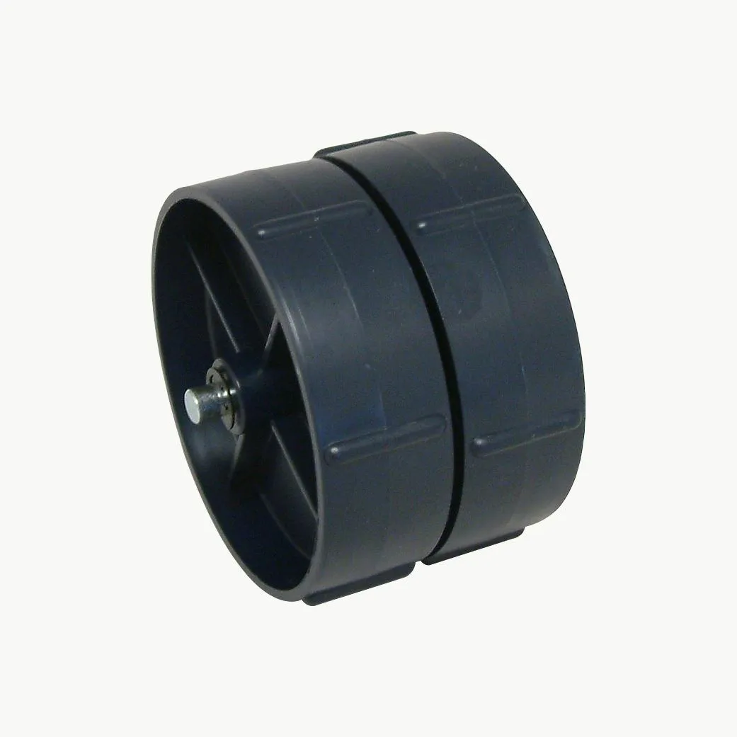 White plastic twin roller core for EX-17 2 in tape dispenser