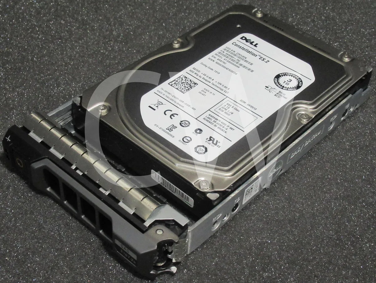 DELL DELL ST33000650SS 3TB 7200RPM SAS 3.5in internal hard drive — product photo