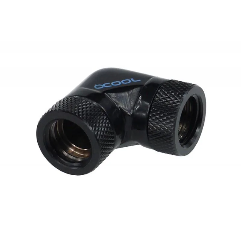 Alphacool Alphacool G1/4 Revolvable 90° Female-Female L-Connector Black 17039 — product photo